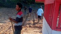 suasana masyarakat kelurahan potoro kerja bakti